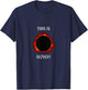 Buffalo Syzygy Solar Eclipse Astronomy Educational T-Shirt - T-Shirt | Navy