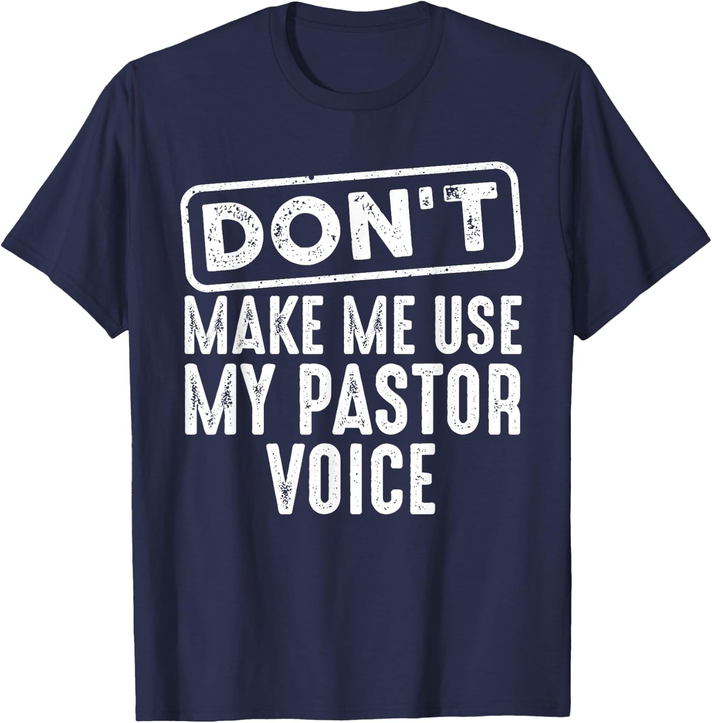 Funny Pastor Art Women Christian Preacher Priest T-Shirt - T-Shirt | Navy