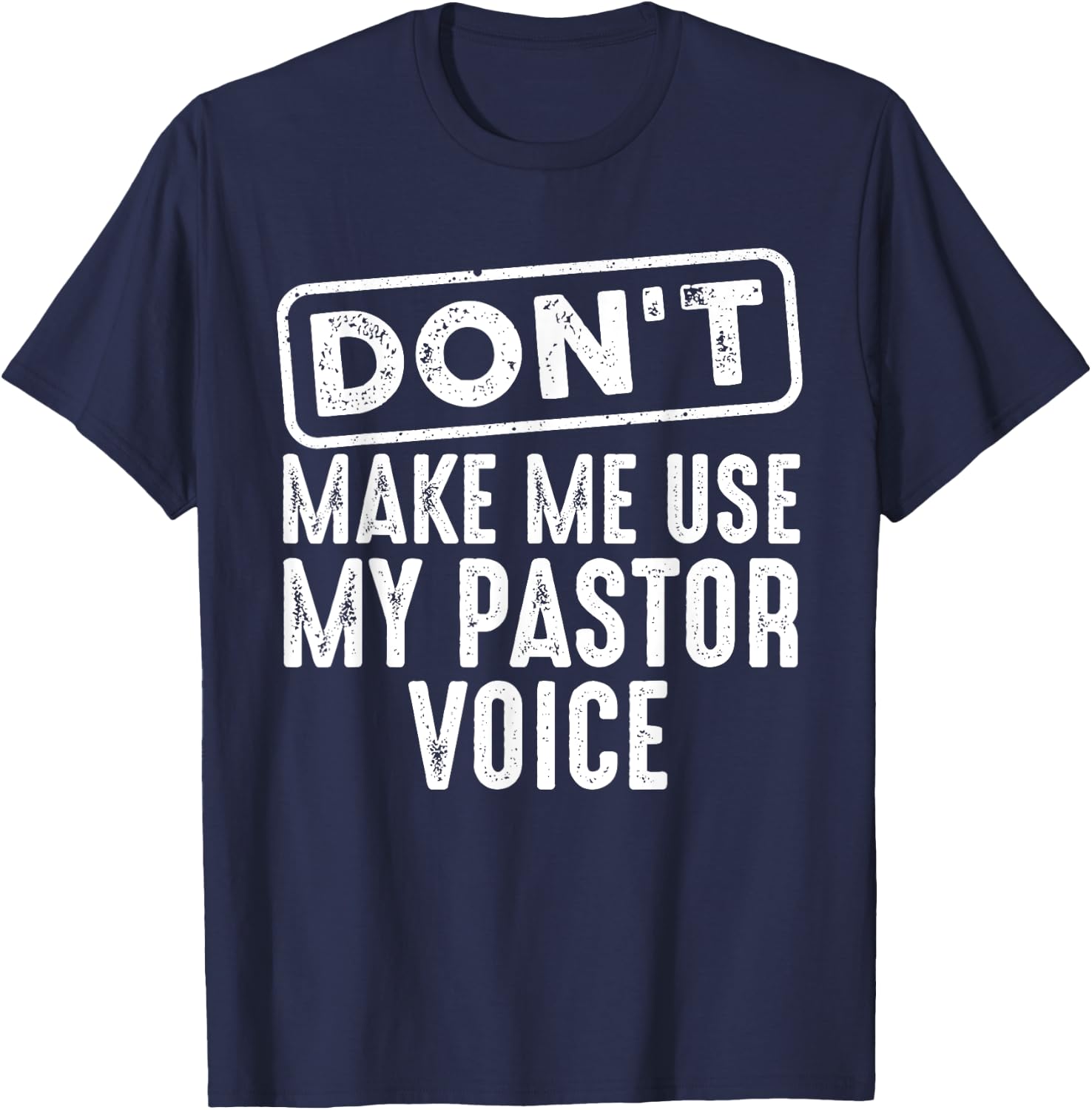 Funny Pastor Art Women Christian Preacher Priest T-Shirt - T-Shirt | Navy