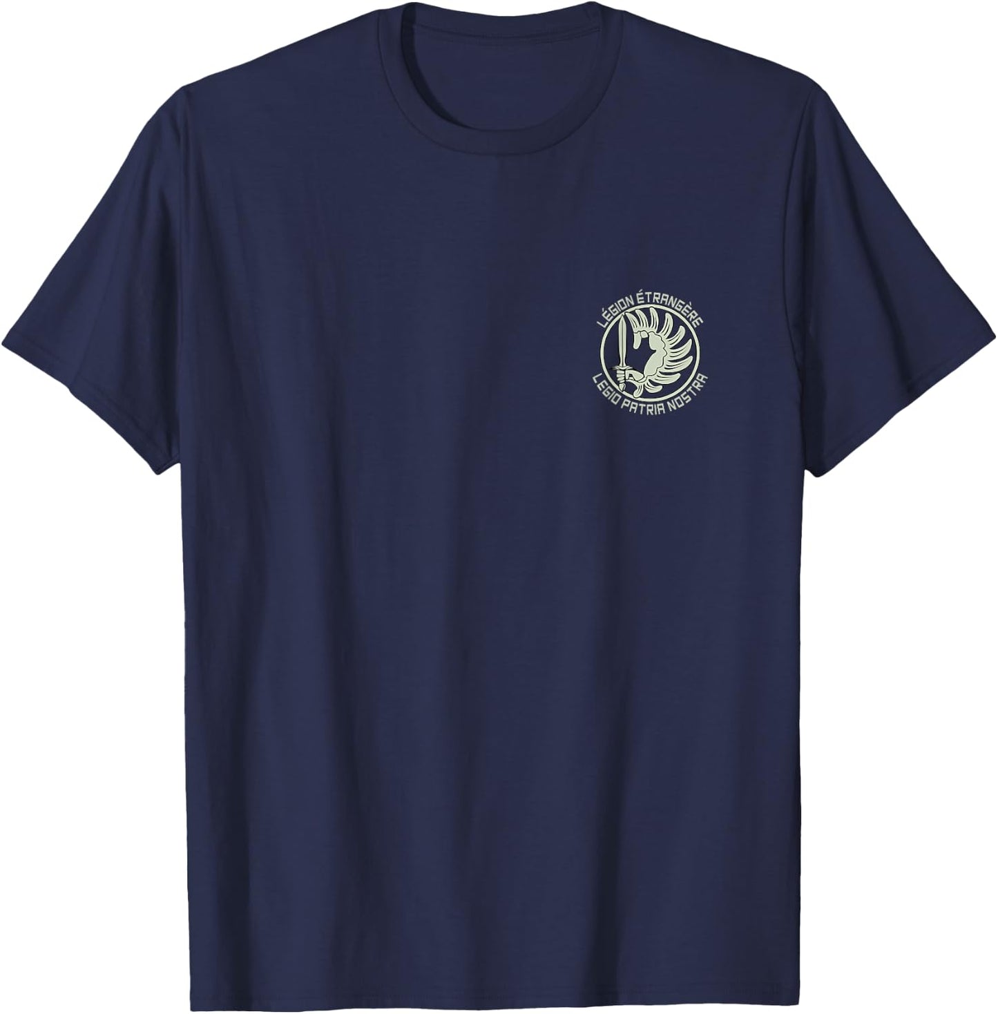 French Legion Etrangere Foreign French Paratrooper Veteran T-Shirt - T-Shirt | Navy