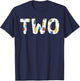 mb Bug 2nd Birthday Funny Insects Lover 2 Years Old Kids T-Shirt - T-Shirt | Navy