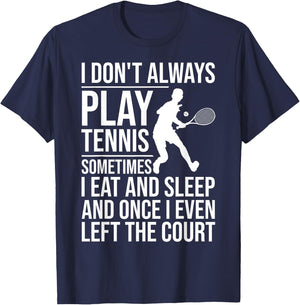 Funny Tennis Women Tennis Players Coach Racket Sport T-Shirt - T-Shirt | Navy