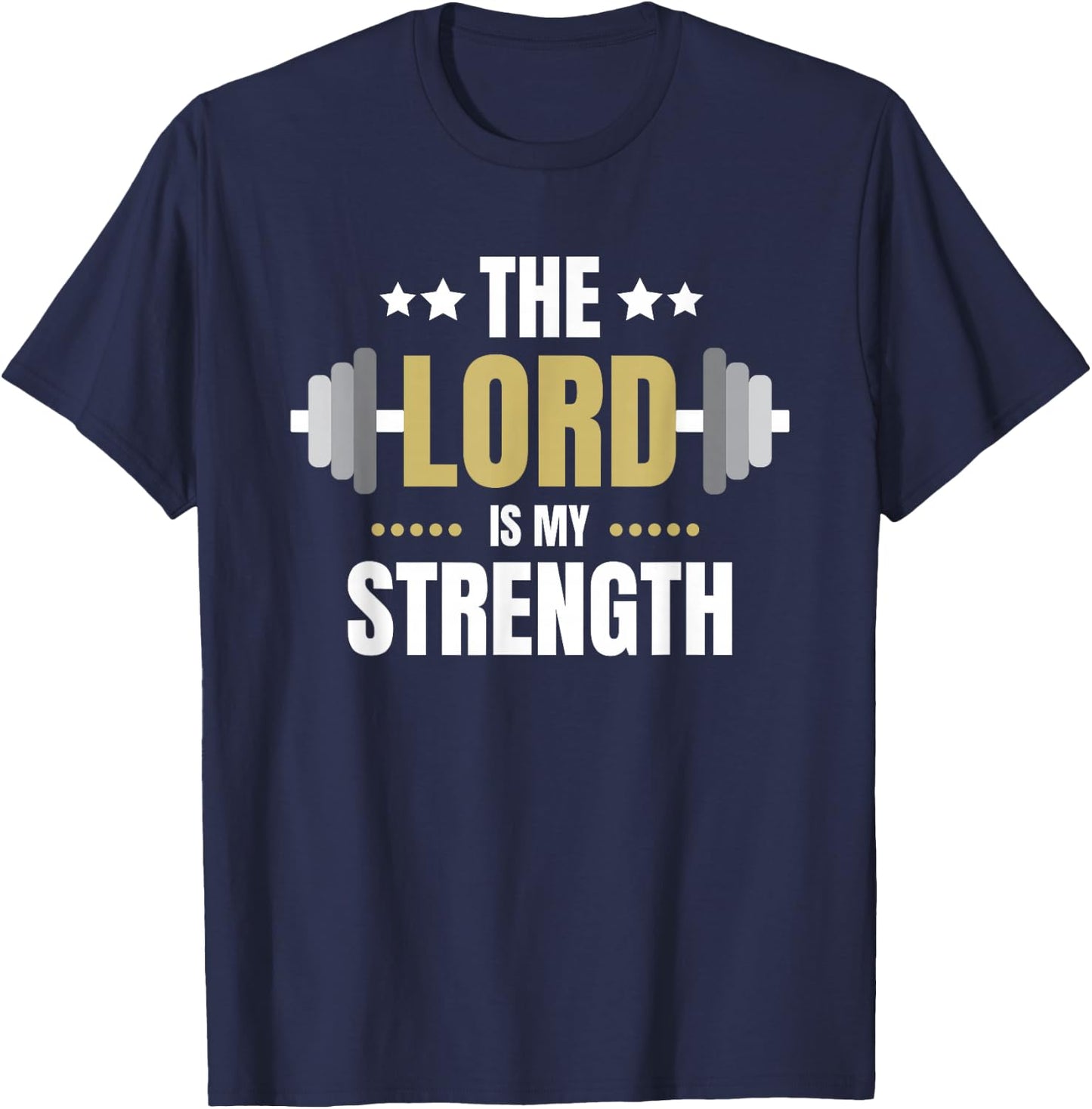 Men's Christian Weightlifting T-Shirt - T-Shirt | Navy