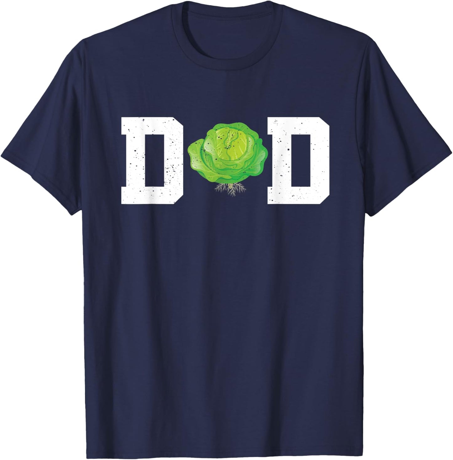 Funny Cabbage Dad Costume Love Savoy Cabbage T-Shirt - T-Shirt | Navy