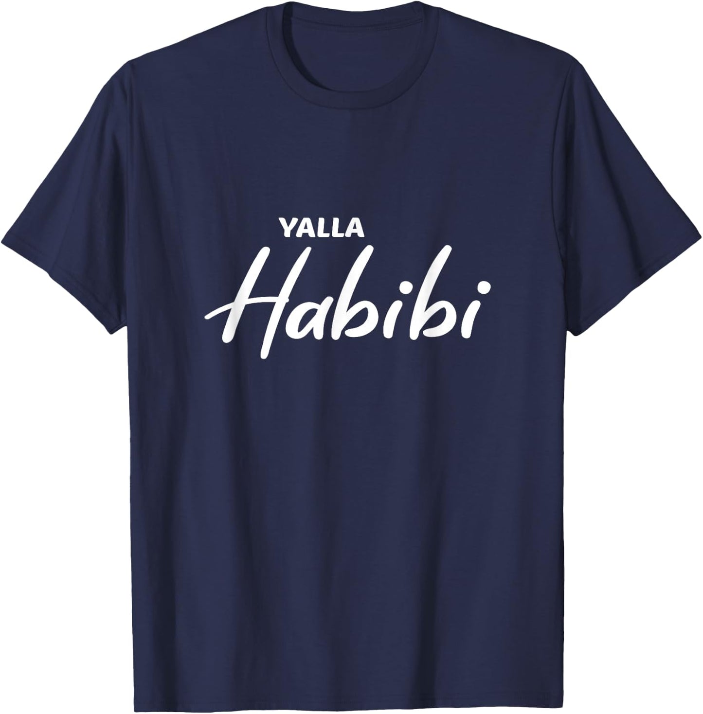 Yalla Habibi T-Shirt - T-Shirt | Navy