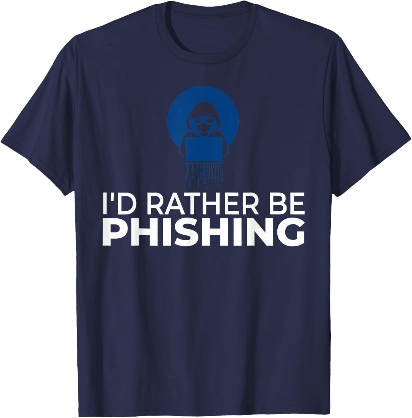 Password Hacker Phishing Certified Computer Hacking T-Shirt - T-Shirt | Navy