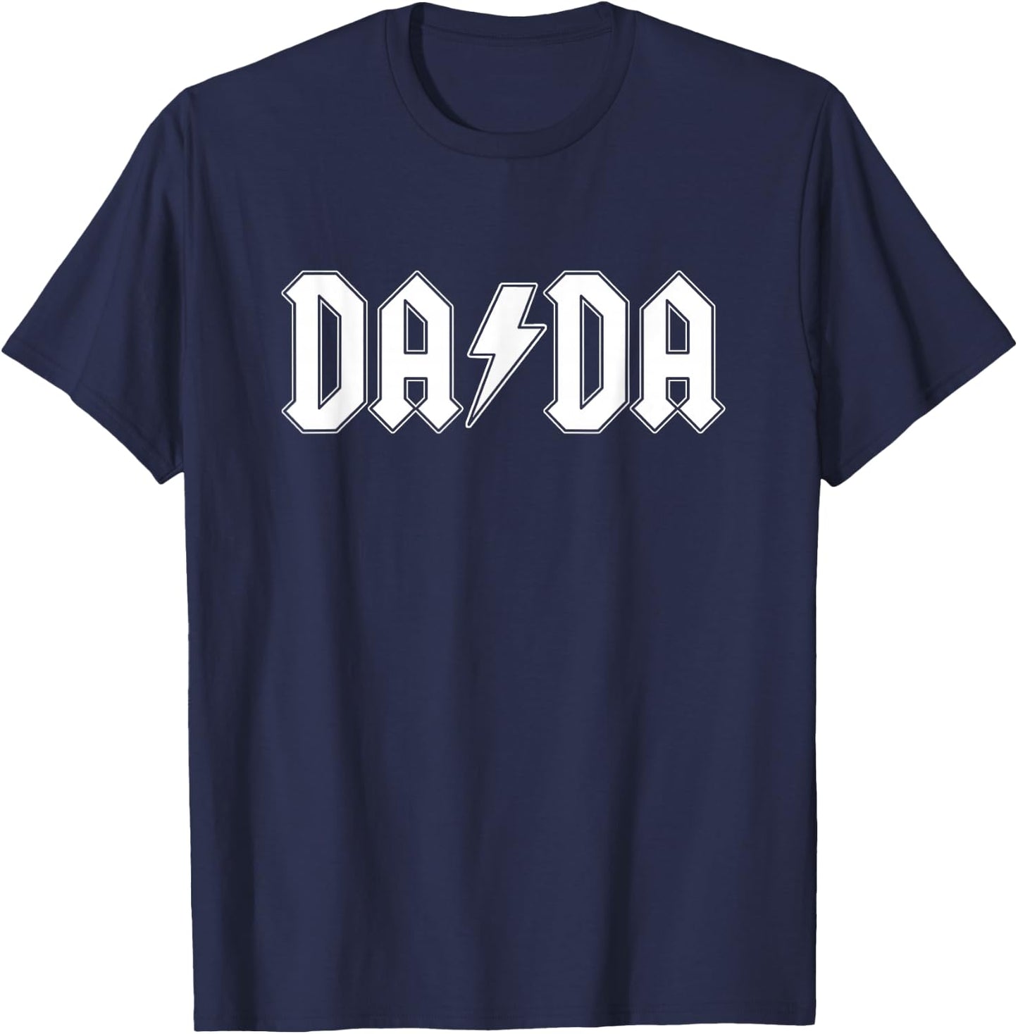 Rock and Roll Dada Father's Day For New Dad - Dada T-Shirt - T-Shirt | Navy