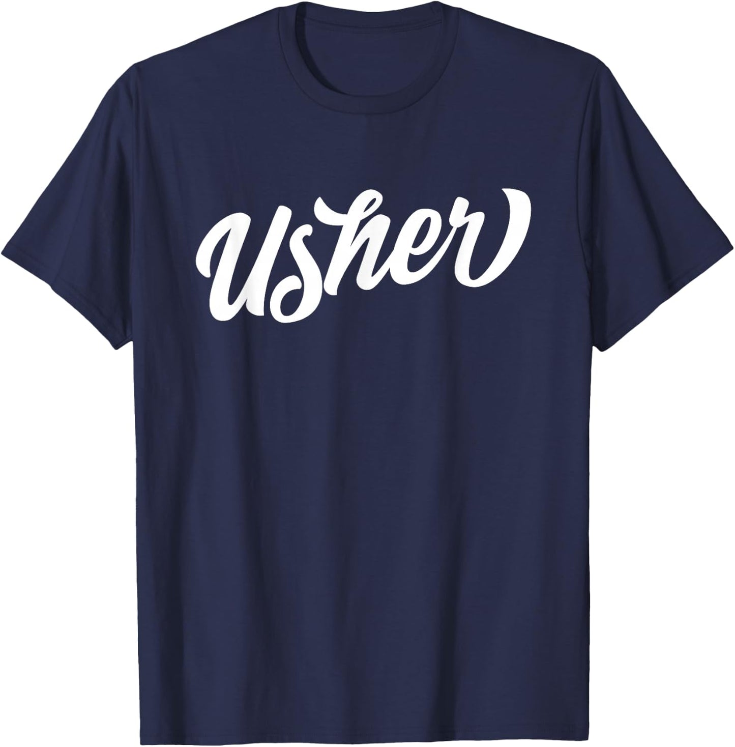 Groom's Crew Usher Bachelor for Groom T-Shirt - T-Shirt | Navy
