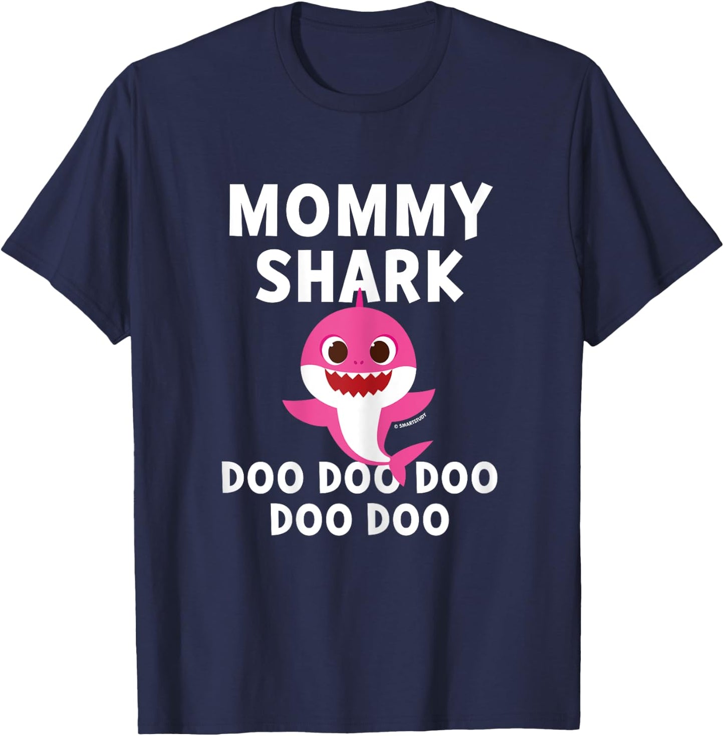 Pinkfong Mommy Shark Official T-Shirt - T-Shirt | Navy