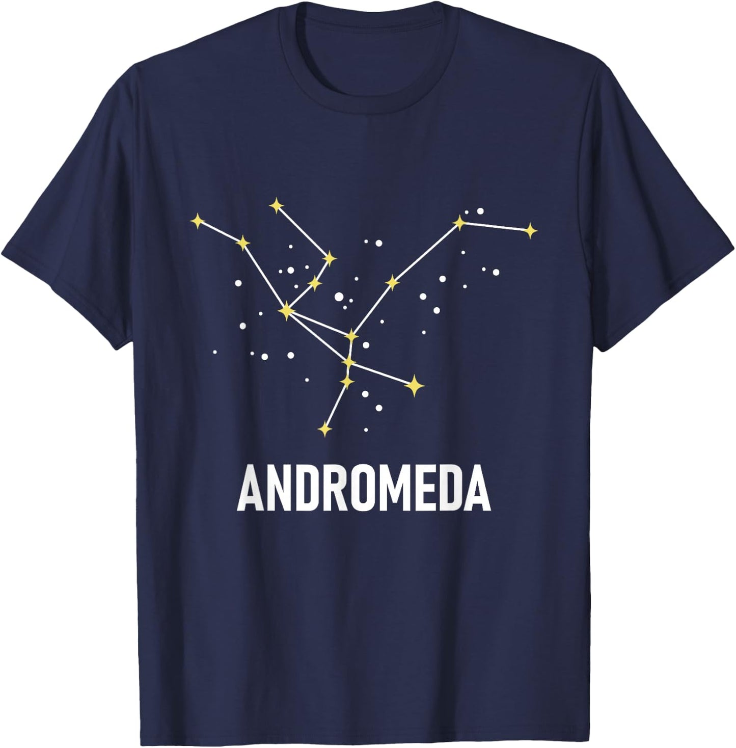 Andromeda - Stargazing Stars Astronomy Astrology Stargazer T-Shirt - T-Shirt | Navy
