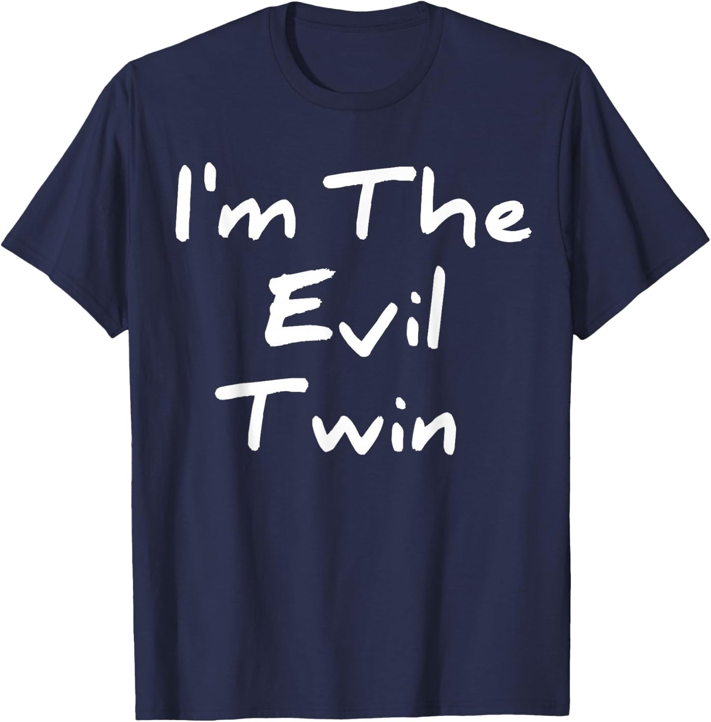 I'm The Evil Twin T-Shirt - T-Shirt | Navy