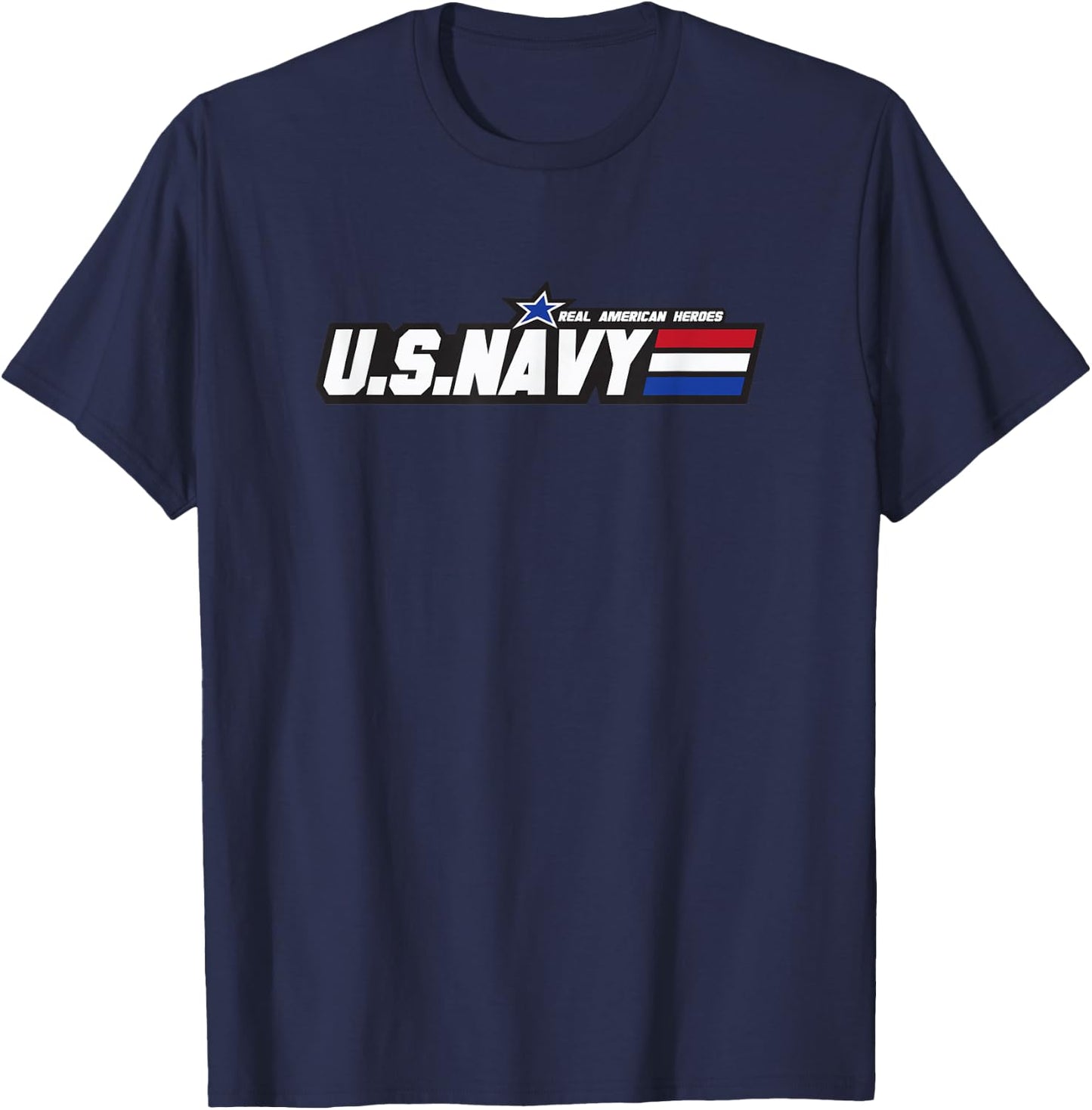 Real American Heroes - Us Navy T-Shirt - T-Shirt | Navy