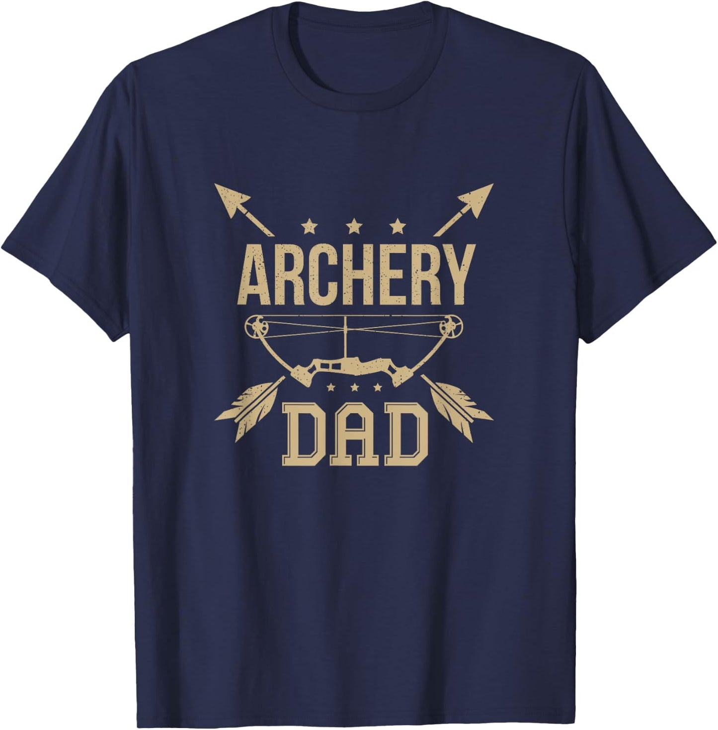 Archery Dad Bow Arrow Hunting Gift Shooting Race T-Shirt - T-Shirt | Navy