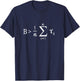 Be Greater Than Average Funny Math Teacher STEM Humor T-Shirt - T-Shirt | Navy