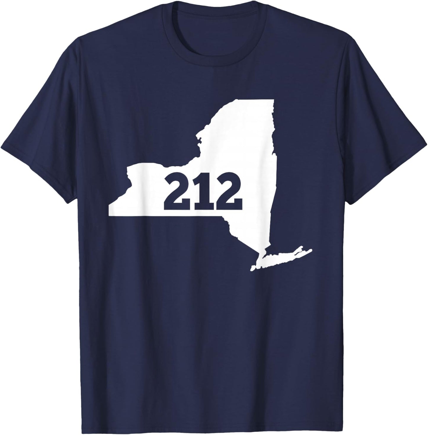 New York 212 Area Code T-Shirt - T-Shirt | Navy