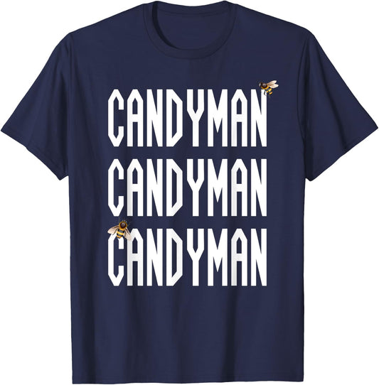 Candyman Bees Funny Urban Legend Scary Halloween T-Shirt - T-Shirt | Navy