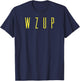 WZUP Wazzup What's Up Funny English T-Shirt - T-Shirt | Navy