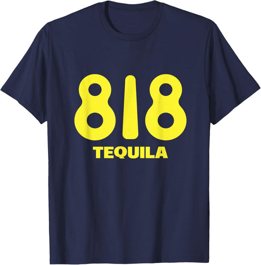 Funny Drinking Design 818 Team Tequila Wine Lover T-Shirt - T-Shirt | Navy