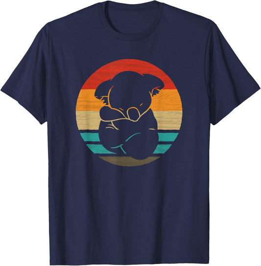 Koala Retro Style Vintage T-Shirt - T-Shirt | Navy