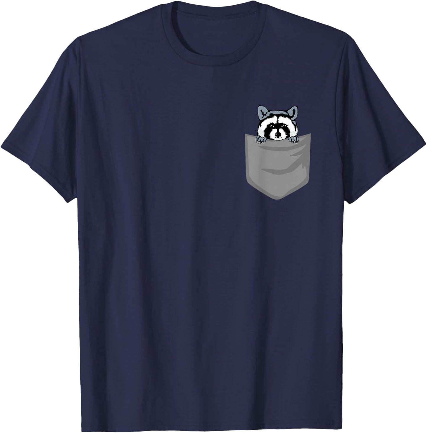 Raccoon Pocket T-Shirt - T-Shirt | Navy