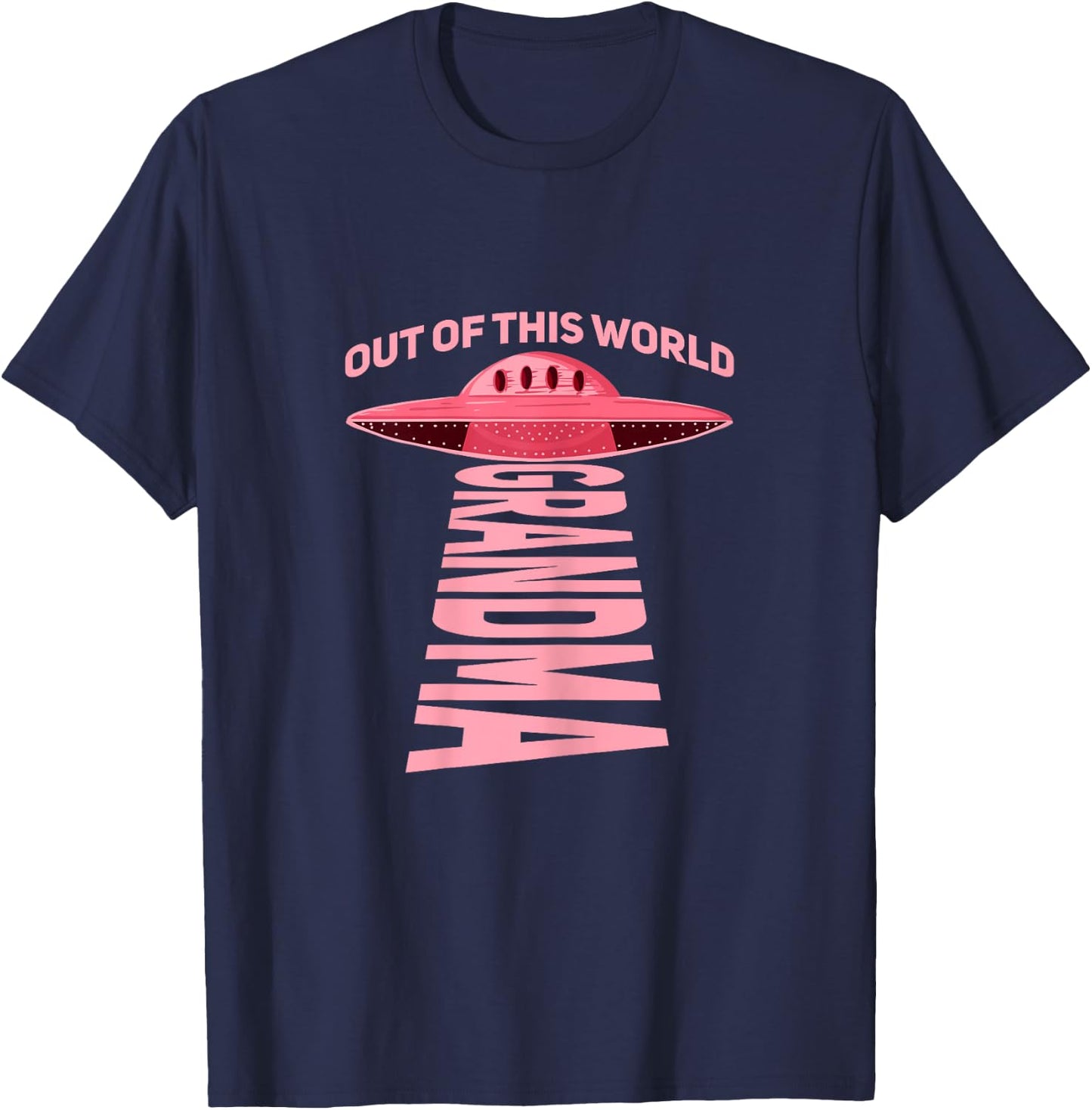 Out of this world grandma Design for your UFO Grandma T-Shirt - T-Shirt | Navy