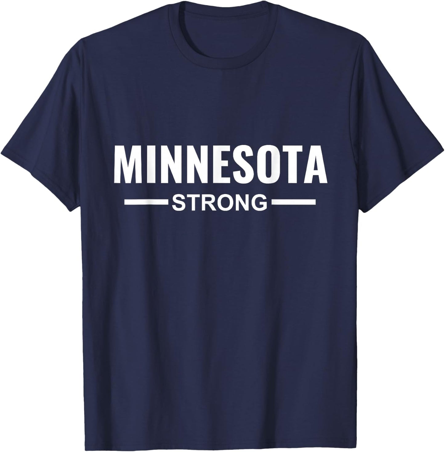 Minnesota Strong Community Strength Prayer Support T-Shirt - T-Shirt | Navy
