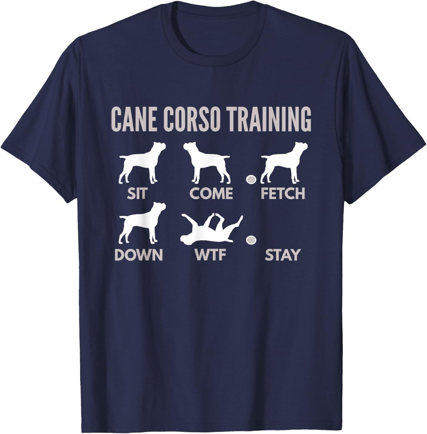 Cane Corso Shirts - Italian Mastiff T-Shirt - T-Shirt | Navy
