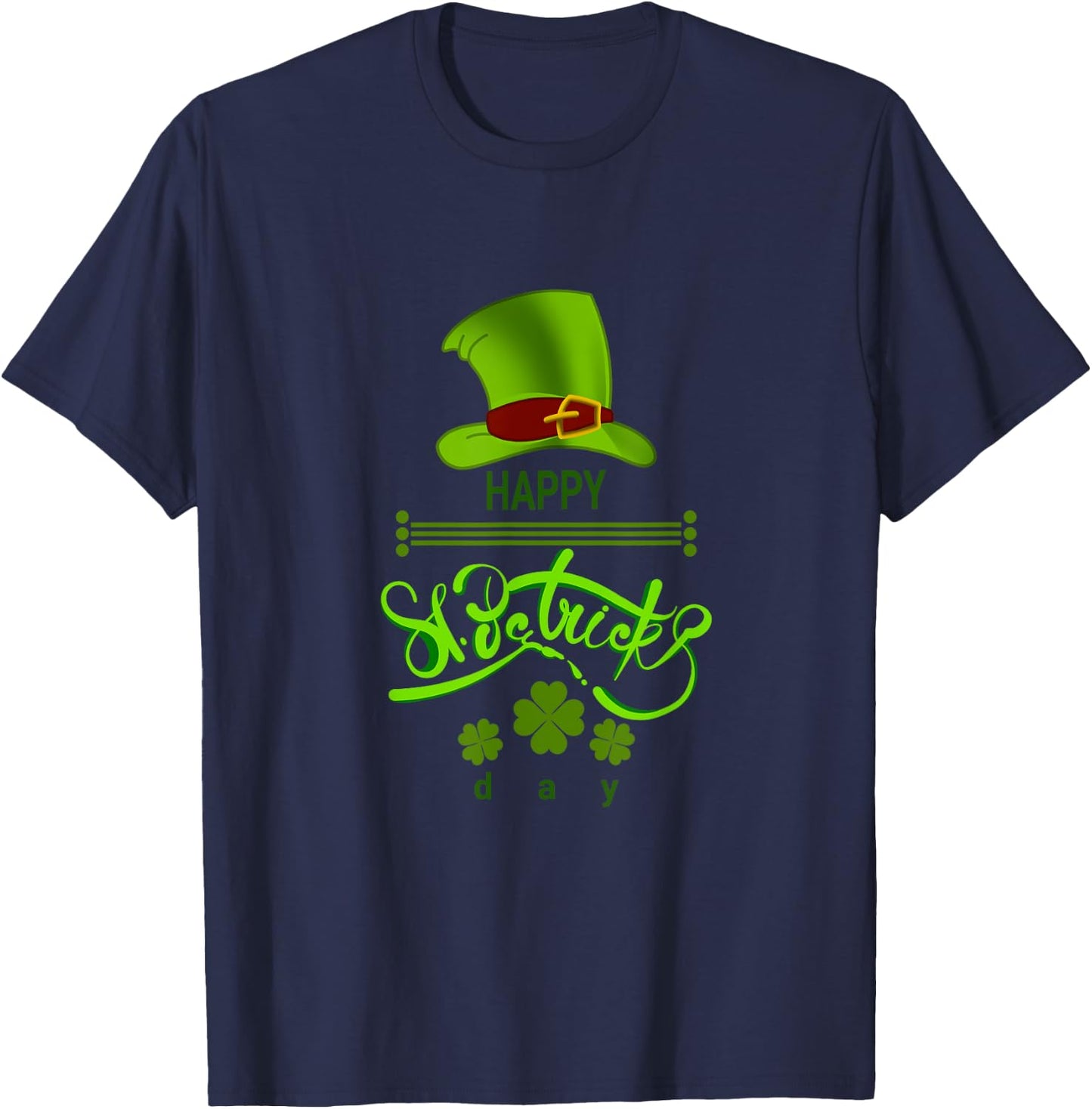 Happy St. Patrick's Day T-Shirt - T-Shirt | Navy