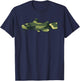 Military Catfish Camo Men Print US Fisher Veteran Gift T-Shirt - T-Shirt | Navy