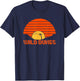 South Carolina Retro Sun Beach Vacation Souvenir Wild Dunes Men Women Girls Kids T-Shirt - T-Shirt | Navy