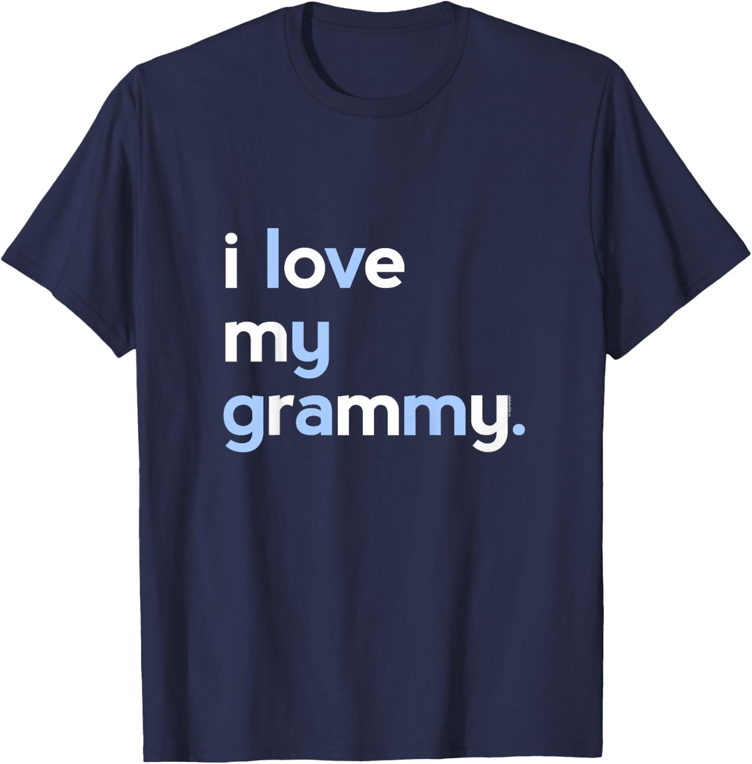 I Love My Grammy Shirt for Boys | Grandma Mothers Day T-Shirt - T-Shirt | Navy