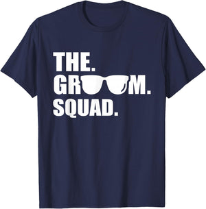 Groom Squad Stag Party JGA T-Shirt - T-Shirt | Navy