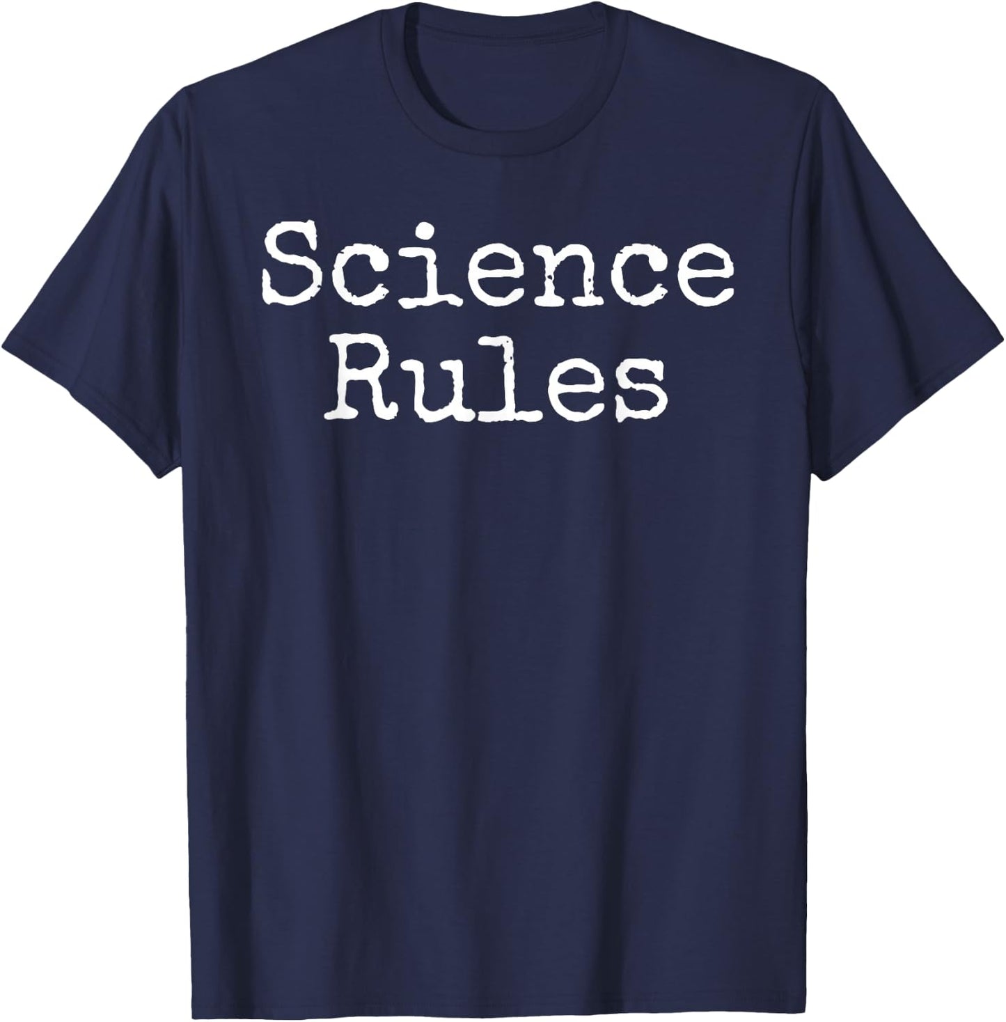 Science Rules Shirt Cute Scientist Science Shirt for Kids T-Shirt - T-Shirt | Navy