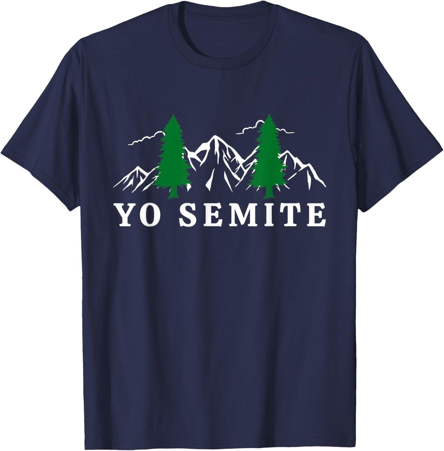 Yo Semite Yosemite Jewish Pride T-Shirt - T-Shirt | Navy