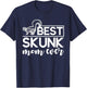 Mothers Day Skunk Mom Gift Skunk T-Shirt - T-Shirt | Navy