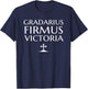Gradarius Firmus Victoria Taking small steps toward victory T-Shirt - T-Shirt | Navy