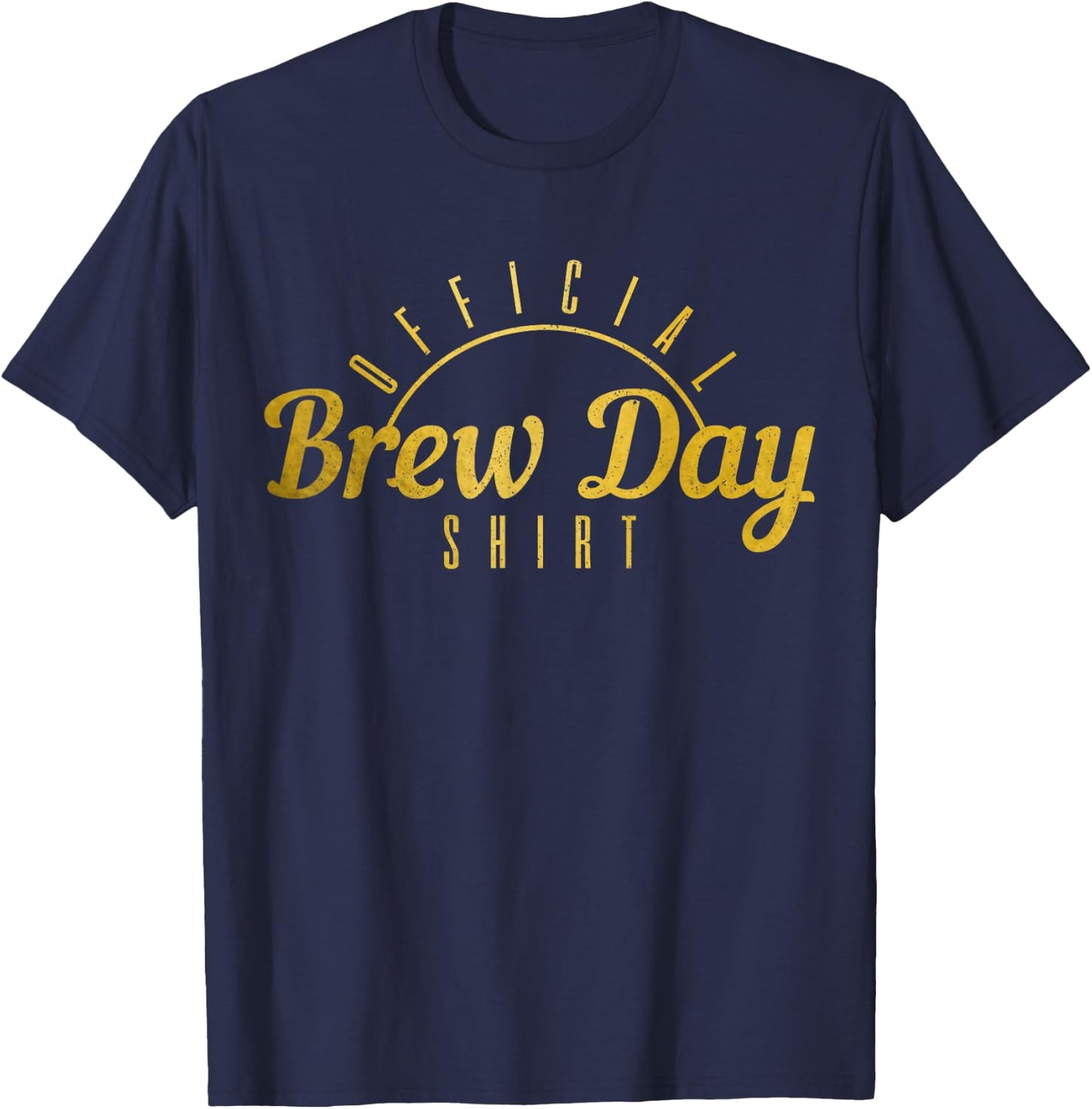 Brewmaster Craft Beer Funny Official Brewing Day T-Shirt - T-Shirt | Navy