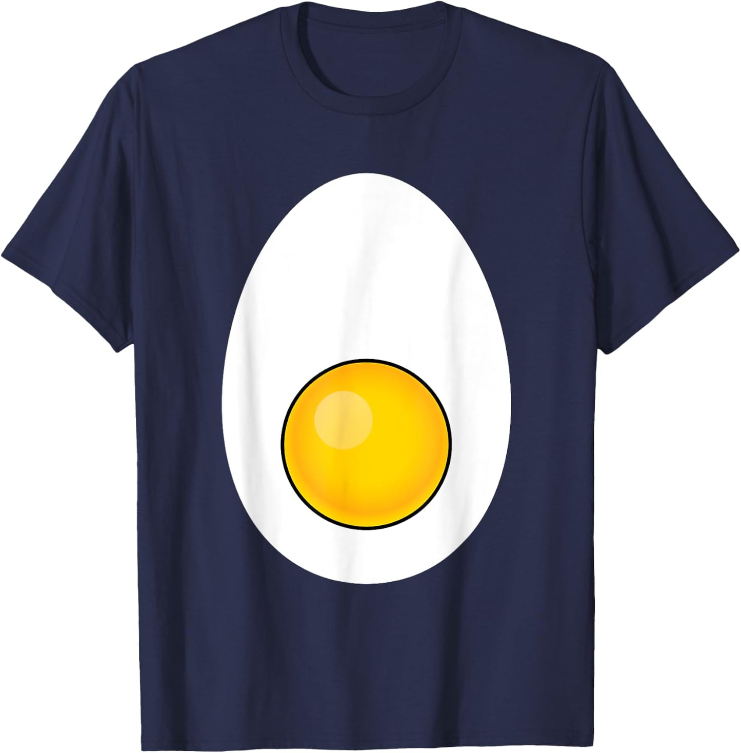 Funny Halloween Deviled Egg Costume Men Women Fun Egg T-Shirt - T-Shirt | Navy