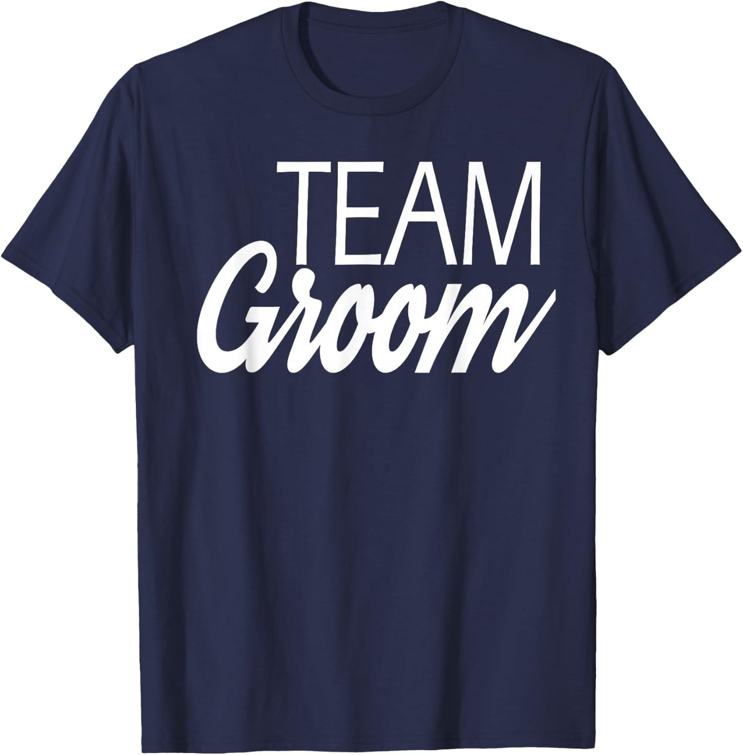Team Groom Wedding T-Shirt - T-Shirt | Navy