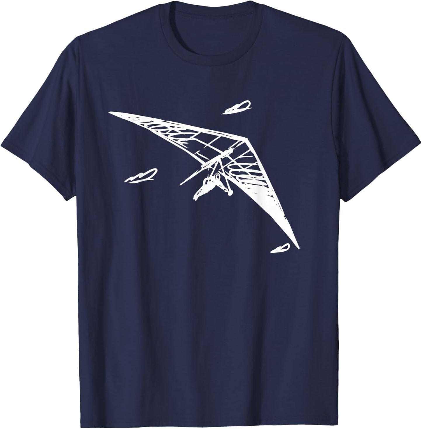 I'd Rather Be Hang Gliding Hand Gliding & Hand Glider Pilot T-Shirt - T-Shirt | Navy