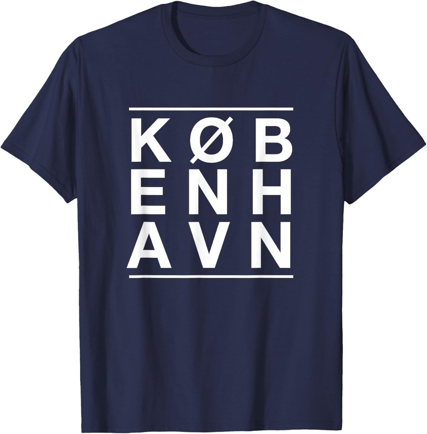 København design by Copenhagen Denmark designs. T-Shirt - T-Shirt | Navy