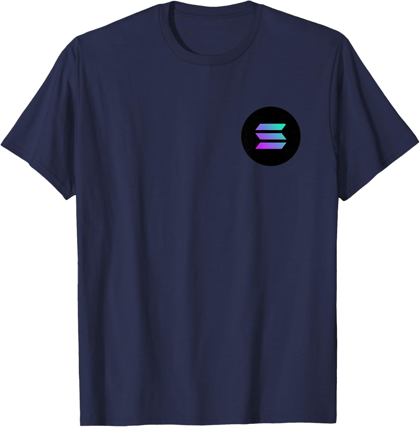 Solana Splendor: Embracing the Future of Blockchain T-Shirt - T-Shirt | Navy
