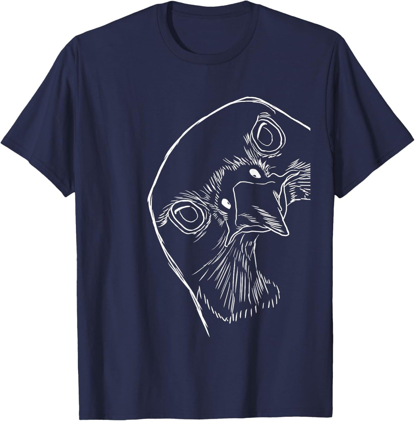 Funny Bird Peregrine Falcon T-Shirt - T-Shirt | Navy