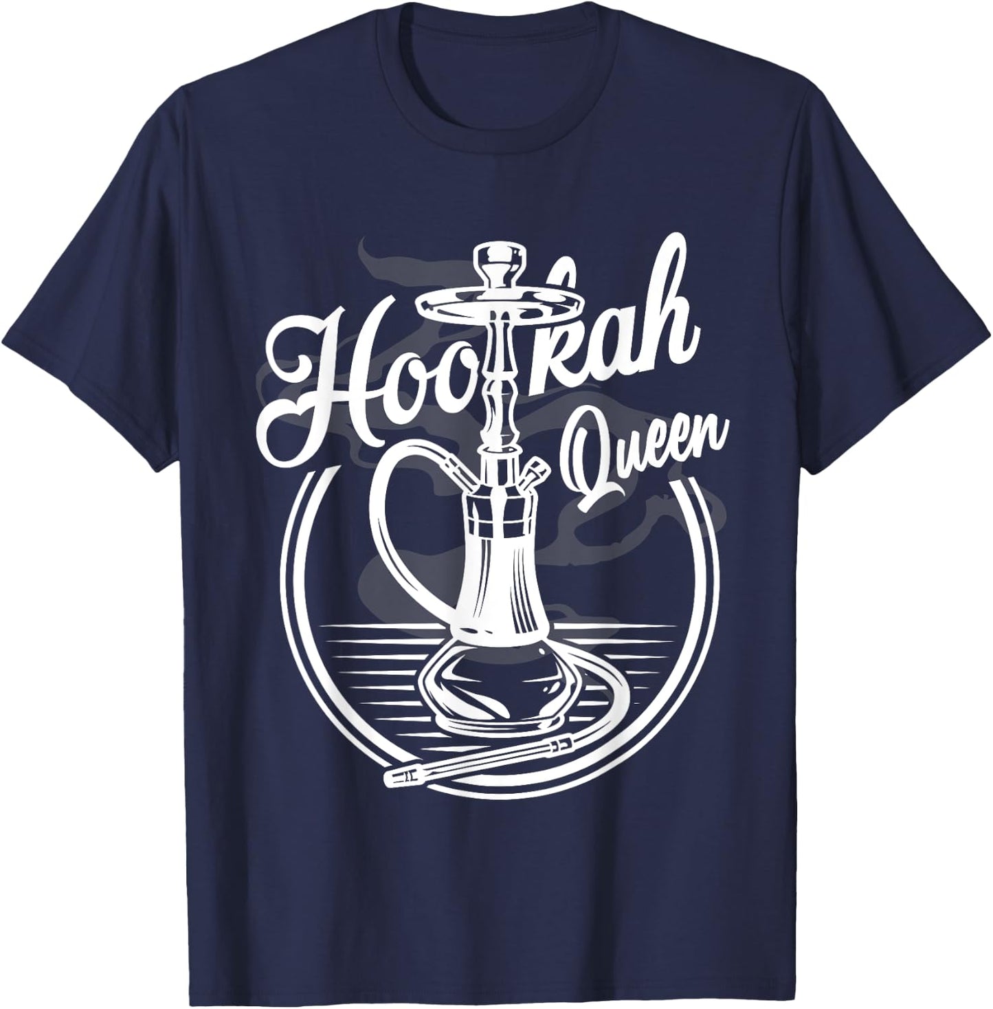 Shisha King! I smoke every day! Hookah for life! T-Shirt - T-Shirt | Navy