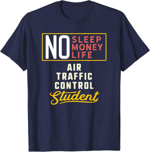 Funny Air Traffic Control Major Student Shirt Graduation T-Shirt - T-Shirt | Navy