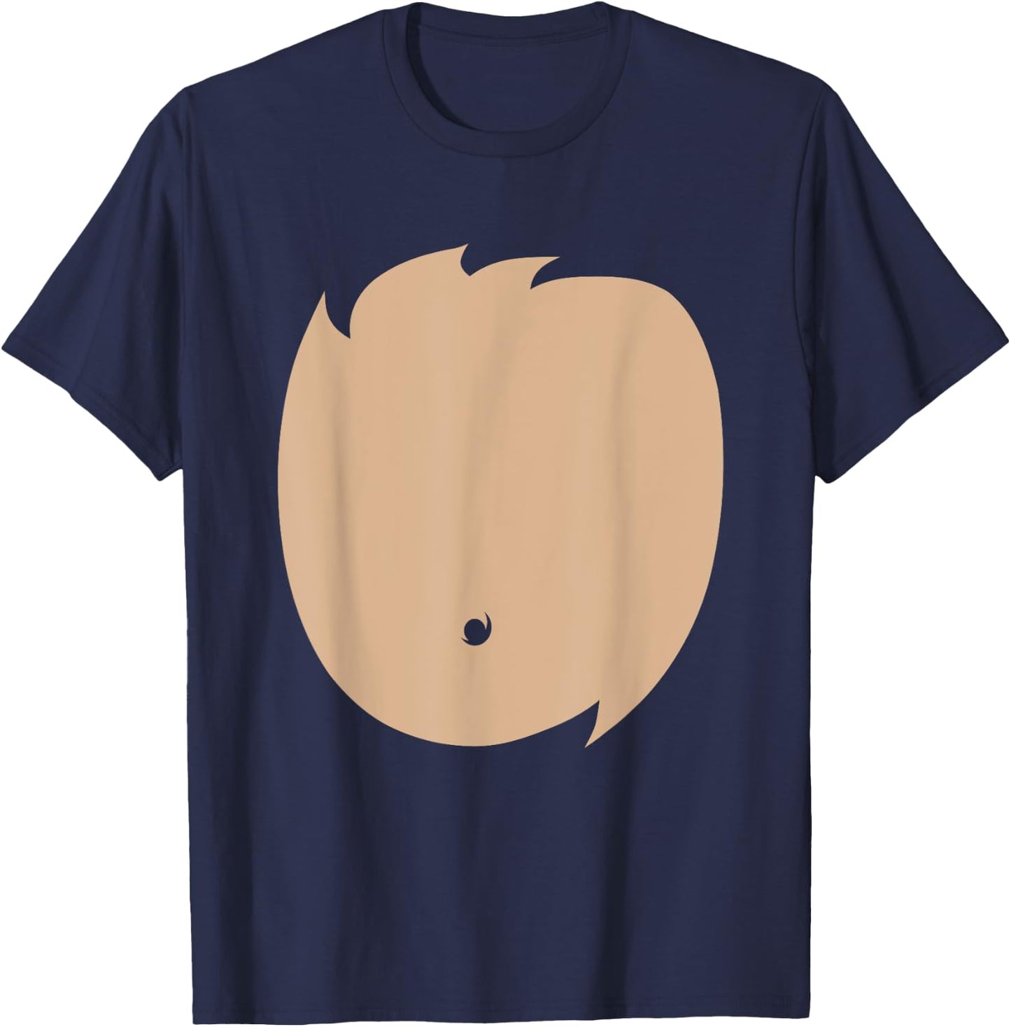 Funny Monkey Chest Easy Halloween Costume T-Shirt - T-Shirt | Navy