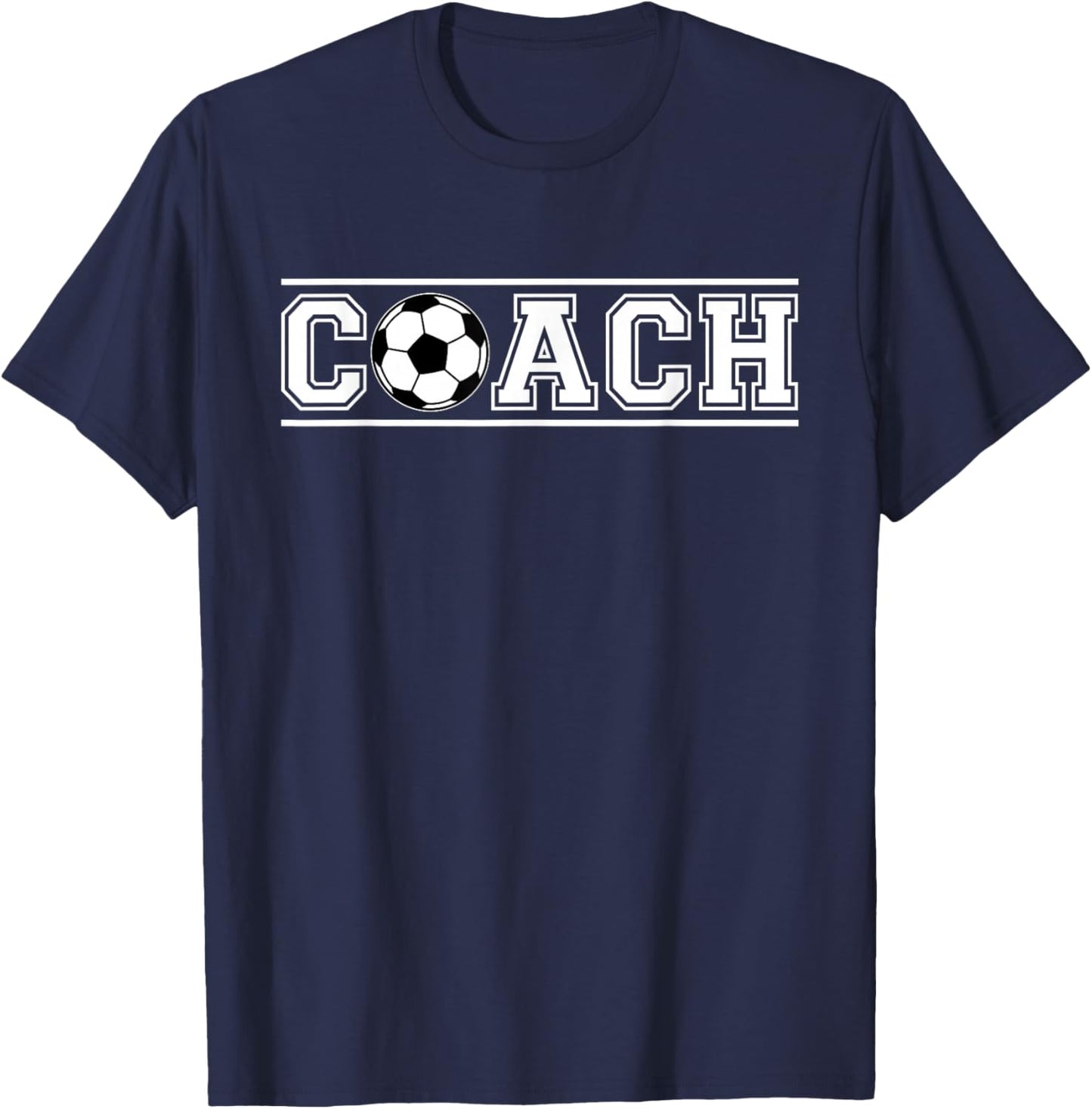 Coach Football Trainer Coaching Gift Football Player T-Shirt - T-Shirt | Navy
