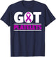 Platelets Purple Ribbon ITP Awareness Month T-Shirt - T-Shirt | Navy
