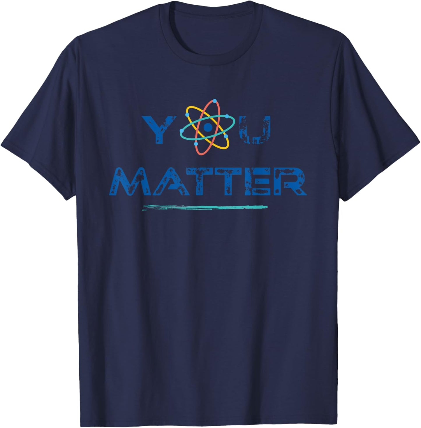 School Squad You Matter Science Teacher T-Shirt - T-Shirt | Navy