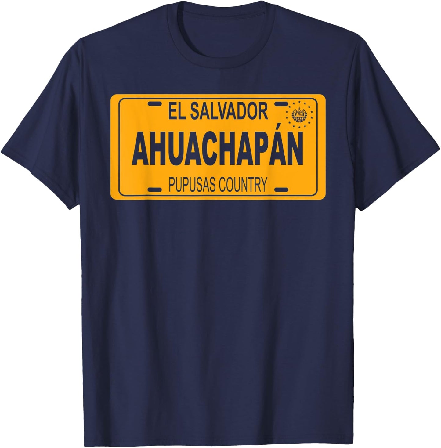 Ahuachapan El Salvador Pupusas Country T-Shirt - T-Shirt | Navy